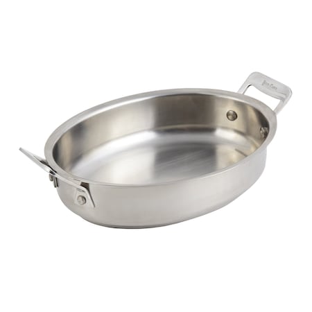 Bon Chef Cucina Oval Augratin - Ind Btm   8 7/8" X 6 7/8" X 2 1/4"  /  38 Oz 60020